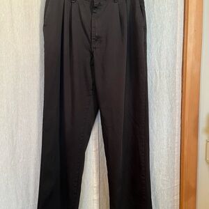 Black Cotton Pants